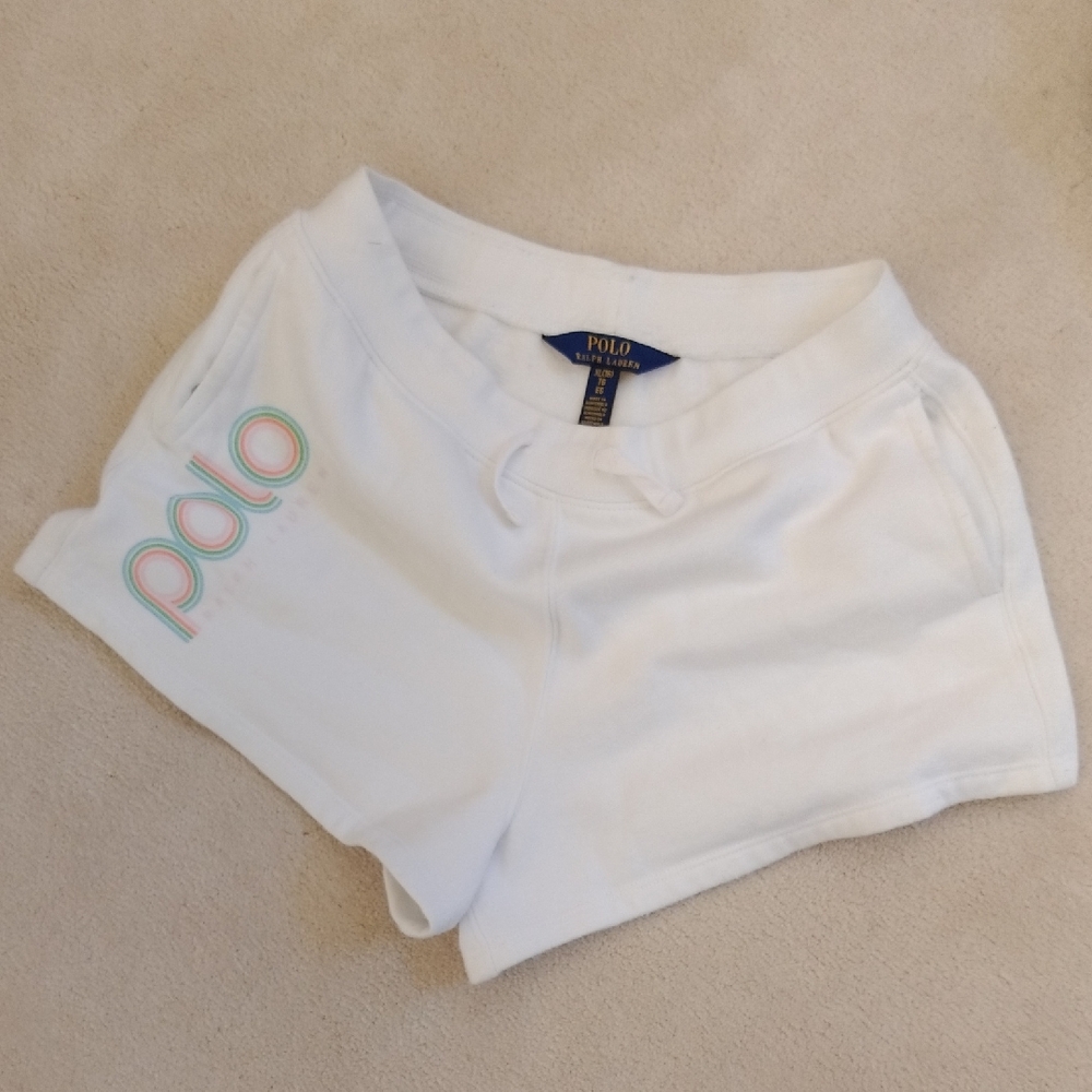 Polo by Ralph Lauren White Athletic Shorts